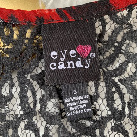 Eye Candy Sheer Floral and Lace Shawl / Coverup - Picture 7 of 8